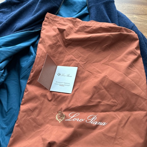 Lori Piana NWT Reversible Windmate Storm System Shell and Cashmere Bomber Jacket - Picture 8 of 8